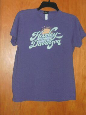 Harley Davidson Pikeville KY Motorcycle Biker Purple Heart of a Dragon T Shirt